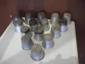 Лот от 15 бр. купички за крем карамел алуминиеви от соца, снимка 4