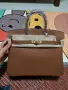 Кафява чанта Hermes Birkin 25 gold on gold, снимка 4