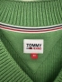 Tommy Hilfiger топ зелено и оранжево, памук, размер XS, снимка 3