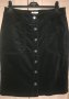 Дамска черна джинсова пола с копчета – НОВА, снимка 4