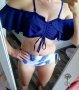 Бански костюм от две части, с висока талия, снимка 4