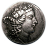 Монета Тетрадрахма от Тракия, о. Тасос ( Θάσος ), 148 г. пр. Хр.