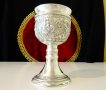 Калаен бокал за вино,битови селски картини. , снимка 4