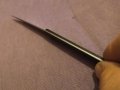 Нож за писмо немски Inoxidable rostfrei stainless aahen letter opener 197х90мм, снимка 8