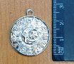 Метален Елемент / Медальон - Слънце и Луна, снимка 2