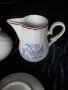 Стари Порцеланова захарница,чашка,каничка за мляко, България, снимка 4