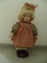 № 6463 стара порцеланова кукла   - със стойка  - височина 40 см , снимка 5
