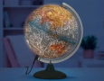 Светещ глобус Ден и нощ Световен глобус 25х35см, снимка 1