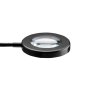 Лампа лупа LED Shake Ring - настолна - черна, снимка 2