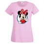 Дамска тениска Set for Couples Minnie 2 Подарък,Изненада,Рожден ден,, снимка 1 - Тениски - 36530929