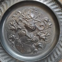 стара чиния за декорация, снимка 2 - Антикварни и старинни предмети - 38158514