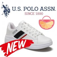 ПРОМО 🍊 U.S. POLO® 🍊 Оригинални спортно елегантни кожени обувки с лого № 44 нови с кутия, снимка 1 - Спортно елегантни обувки - 28359009