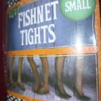 Fishnet tights- S,M-Нов черен чорапогащник средна мрежа , снимка 4 - Бельо - 42663914