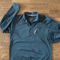  Nike Men's Dri-Fit 1/4 Zip Running Shirt - страхотна мъжка блуза, снимка 5 - Спортни дрехи, екипи - 34519004