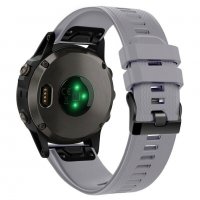 Силиконова каишка GARMIN Fenix 7, 7X, 6, 6X, 5, 5X, Pro, Solar, снимка 6 - Каишки за часовници - 35579735