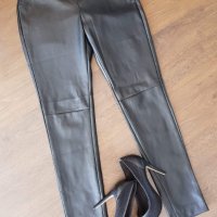 Нов кожен панталон Morgan,размер 38, снимка 1 - Панталони - 31625522