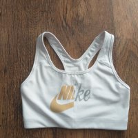  Nike SWOOSH MTLC FUTURA BRA - страхотно дамско бюстие КАТО НОВО, снимка 6 - Корсети, бюстиета, топове - 33901958