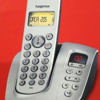 Безжичен DECT телефон с телефонен секретар , снимка 4 - Стационарни телефони и факсове - 39428171