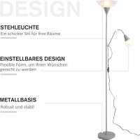 Модерна подова лампа Homcom внос от Германия налични 2 броя, снимка 3 - Настолни лампи - 40744516