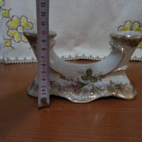Полски порцелан свещник , снимка 2 - Антикварни и старинни предмети - 42474822