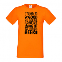 Мъжка тениска I Tried To Be Good But There Was Beer,Бира,Бирфест,Beerfest,Подарък,Изненада,Рожден Де, снимка 7 - Тениски - 36378026