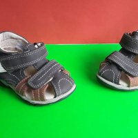 Английски детски сандали естествена кожа , снимка 2 - Детски сандали и чехли - 36990267