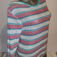 Пуловер мрежа р-р ХS, снимка 3 - Блузи с дълъг ръкав и пуловери - 42798758