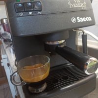 Кафемашина Саеко Виа Венето с ръкохватка с крема диск, работи отлично и прави хубаво кафе с каймак , снимка 2 - Кафемашини - 42229505