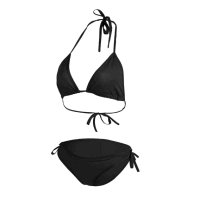 V48, Промоция, Класически черен бански със секси кройка от две части, Секси Бански, Дамски бански, снимка 7 - Бански костюми - 40640972