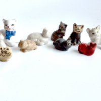 лот порцелан и керамика фигурки на котки, снимка 2 - Колекции - 40220862