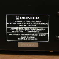 CD player Pioneer p-d70, снимка 10 - Ресийвъри, усилватели, смесителни пултове - 36419385