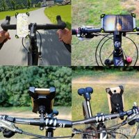 Стойка за телефон, за велосипеди, мотопеди, мотори, АТВ, снимка 2 - Аксесоари за велосипеди - 32008120