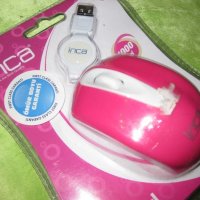 Компютърна мишка розова, снимка 1 - Други - 31578750