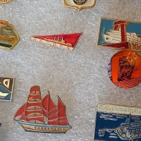 Колекция съветски корабни значки , снимка 15 - Колекции - 40286579