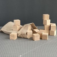 Дървени кубчета за детска игра, снимка 1 - Конструктори - 35384911