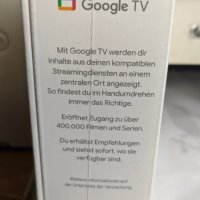 Устройство за телевизия, филми , youtube и др Google Chromecast with Google TV, снимка 7 - Плейъри, домашно кино, прожектори - 42323391