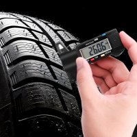 Цифров дълбокомер за измерване на дебелината на протектор на гуми, снимка 3 - Аксесоари и консумативи - 30826377