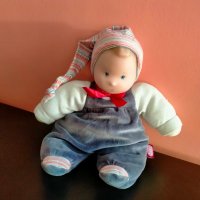 Винтидж плюшена кукла Gotz Germany 32 см, снимка 16 - Колекции - 40000848