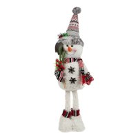 Коледен Снежен човек с дълги крака, 75см, снимка 1 - Декорация за дома - 42718705