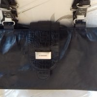 Черна чанта - естествена кожа, снимка 3 - Чанти - 31321257