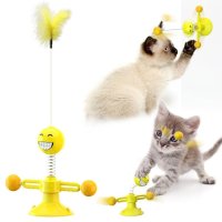 Забавна и възпитателна въртяща се играчка за котки, снимка 1 - За котки - 42667598
