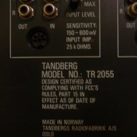 TANDBERG TR-2055, снимка 7 - Ресийвъри, усилватели, смесителни пултове - 35324107