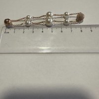 Продавам комплект гривна и синджир Swarovski, снимка 3 - Гривни - 42720053