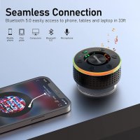 Мebossco Bluetooth водоустойчив високоговорител, снимка 3 - Bluetooth тонколони - 39634012