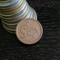Монета - Южна Африка - 5 цента | 1993г., снимка 1 - Нумизматика и бонистика - 29780494