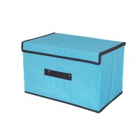 1521 Текстилна сгъваема кутия за съхранение органайзер за гардероб, снимка 2 - Органайзери - 29132762