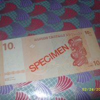 10 франка конго 2003 год specimen, снимка 2 - Нумизматика и бонистика - 31025241