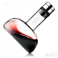 Кристален декантер за вино 1 л., снимка 1 - Подаръци за мъже - 30660965