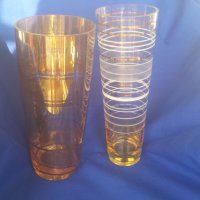 Две различни вази калиево стъкло от едно време, снимка 4 - Антикварни и старинни предмети - 29876470