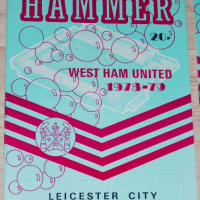  Уест Хям Юнайтед оригинални стари футболни програми от сезони 1978/79 и 1979/80, снимка 5 - Фен артикули - 44513473